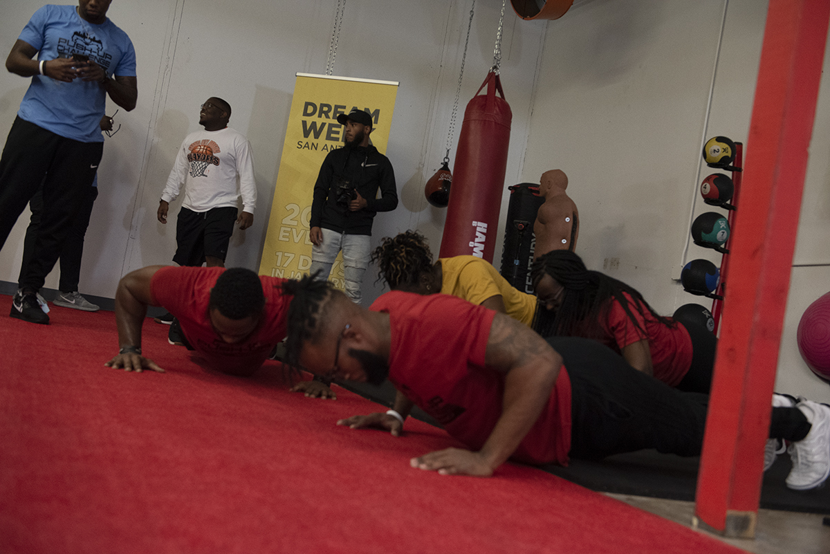 DreamWeek SA - 1 Million Pushups - Red And Yellow Team